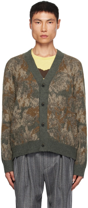 Photo: Vince Brown Abstract Floral Cardigan