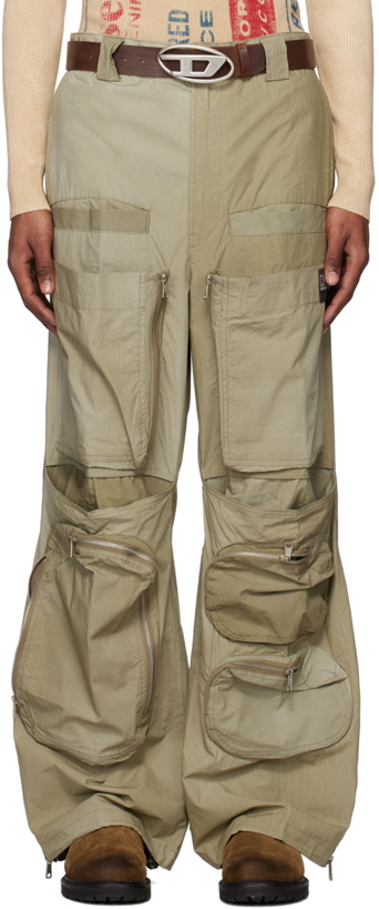 Photo: Diesel Khaki P-Rezzy Cargo Pants