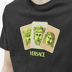 Versace Men's Greek Masks T-Shirt in Black