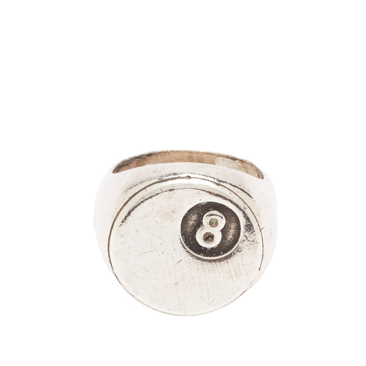 Photo: TwoJeys Men's 8 Ball Ring in Silver