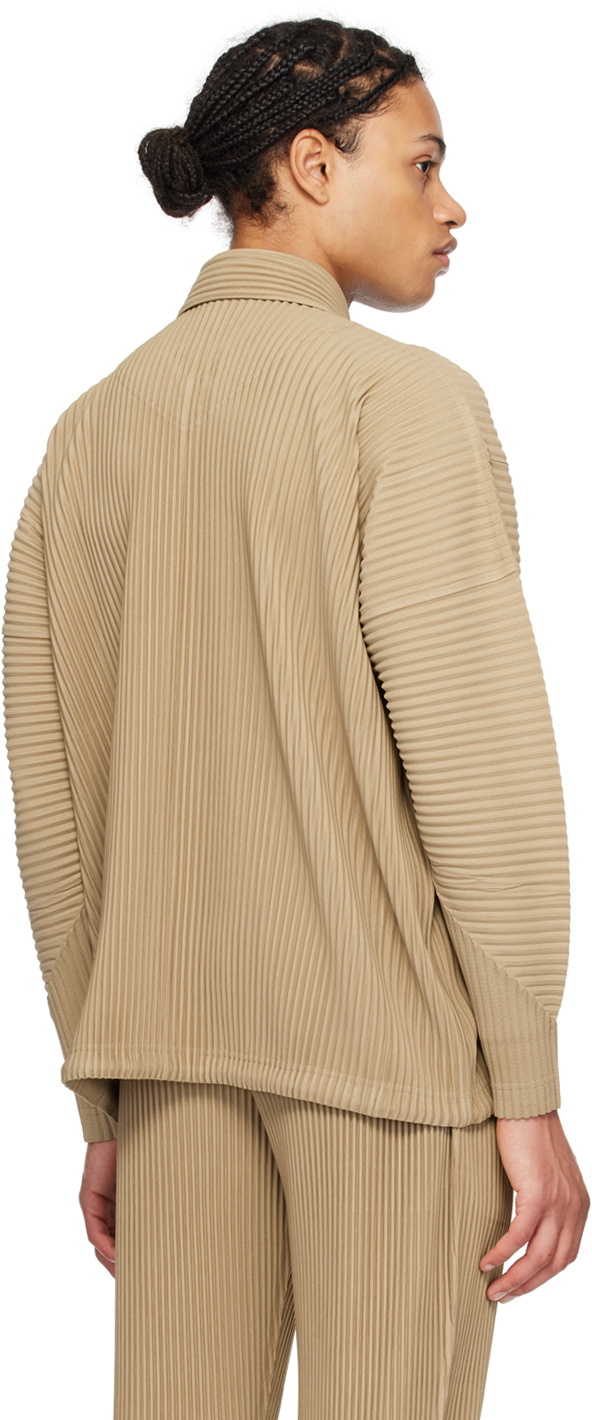 【オープニングセール】 ISSEY PLISSÉ HOMME MIYAKE February Color Monthly Beige ジャケット・アウター