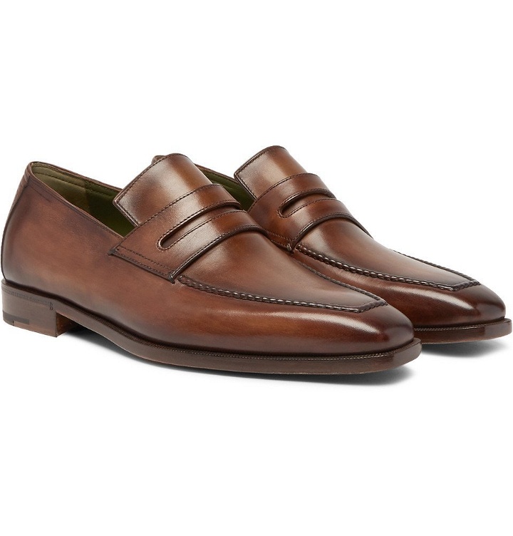 Photo: Berluti - Andy Leather Loafers - Men - Brown