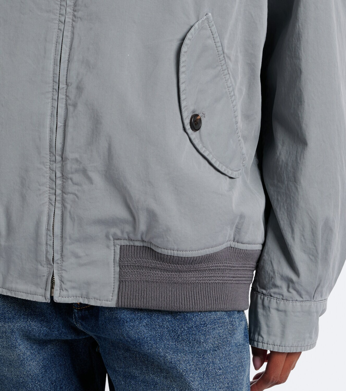 Miu Miu Cotton twill blouson jacket