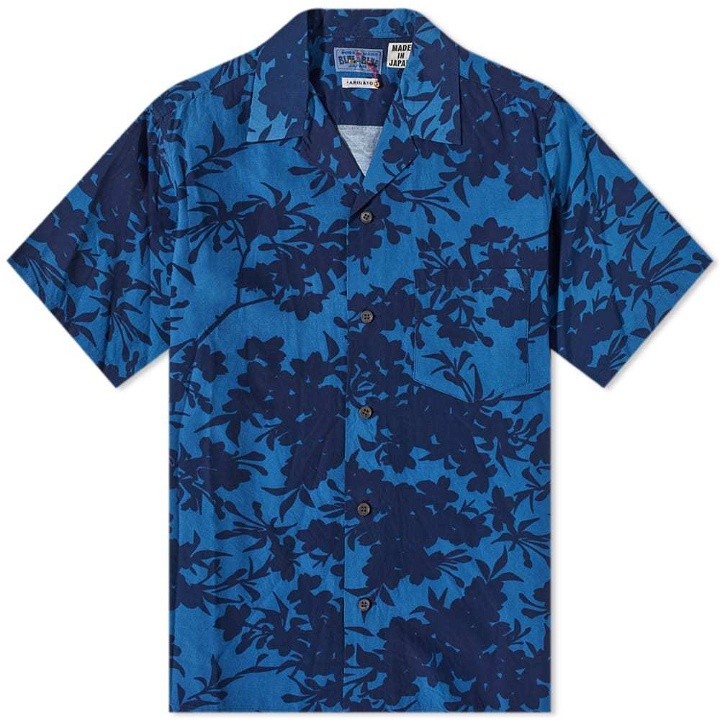 Photo: Blue Blue Japan Sakura Paper Cutting Vacation Shirt