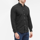 Portuguese Flannel Men's Belavista Button Down Oxford Shirt in Black