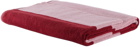 Tekla Pink & Red Block Stripes Beach Towel