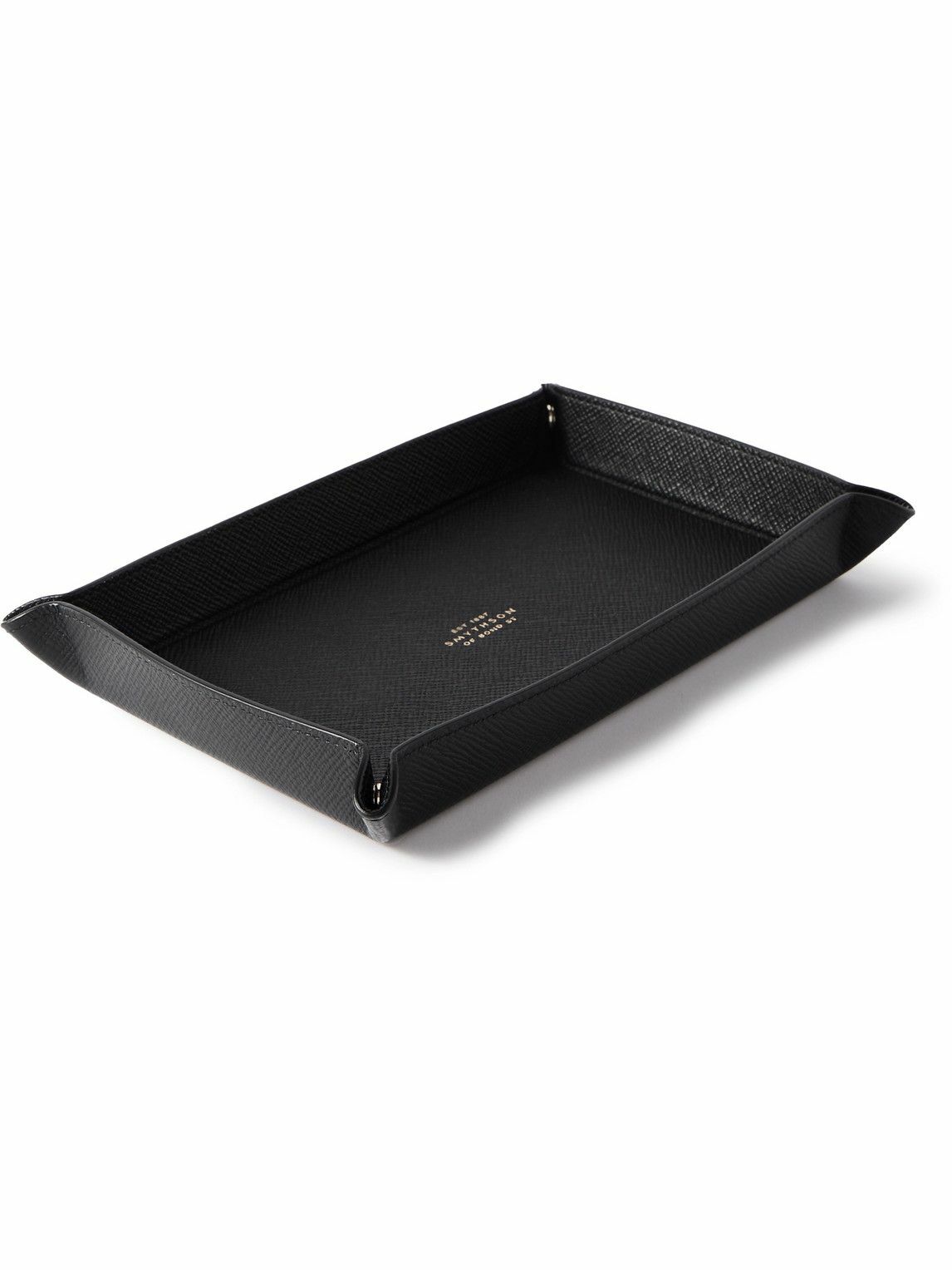 Smythson - Small Panama Cross-Grain Leather Trinket Tray