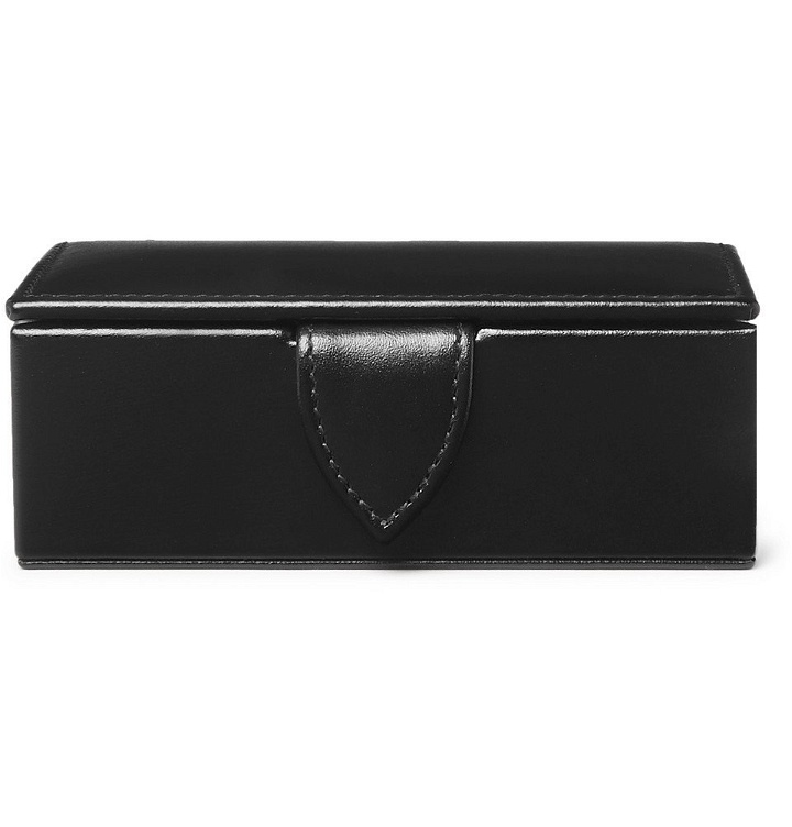 Photo: Smythson - Leather Cufflinks Box - Black