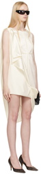 MM6 Maison Margiela Off-White Longline Maxi Dress