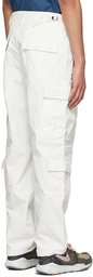 Stüssy White Nylon Cargo Pants