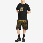 Maharishi Men's Muay Thai Embroidered Tiger Dragon Shorts in Black