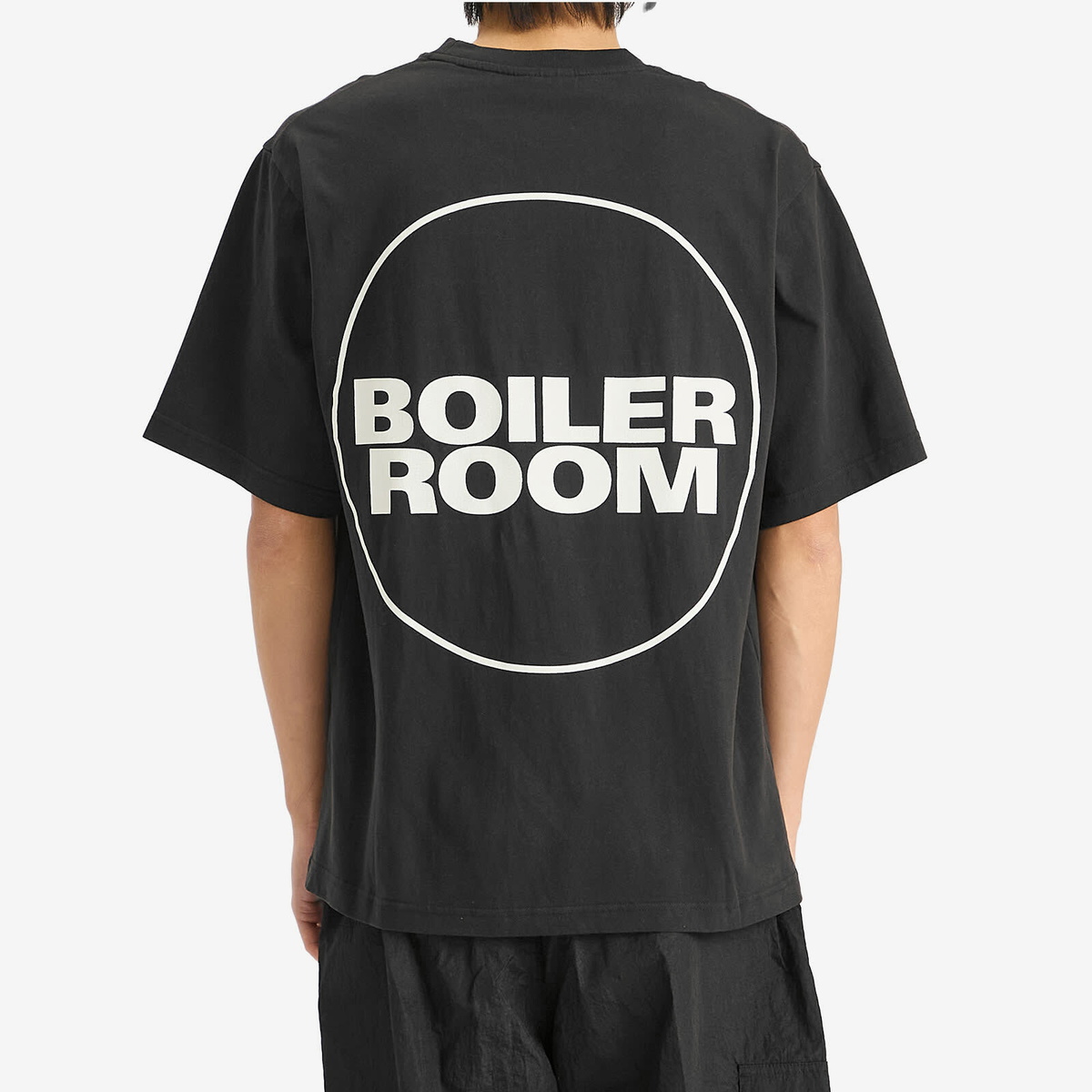 Boiler Room Men's Cracked Logo T-Shirt in Black
