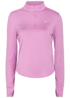 Nike Swift Dri-fit UV Half-zip Stretch-jersey Running top Pink