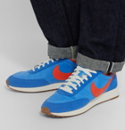 Nike - Air Tailwind 79 Mesh, Suede and Leather Sneakers - Blue