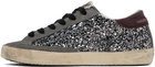 Golden Goose Gray & Silver Super-Star Classic Sneakers