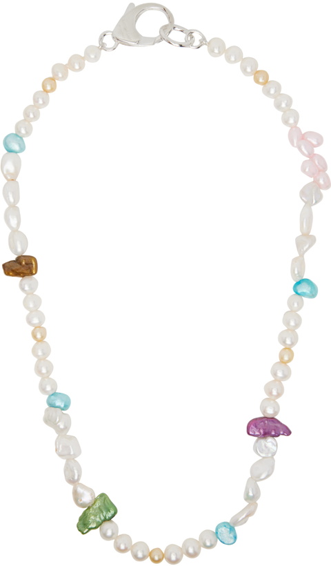 Photo: Hatton Labs Multicolor Pearl 'La Croisette' Necklace