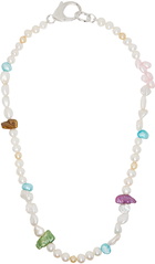 Hatton Labs Multicolor Pearl 'La Croisette' Necklace