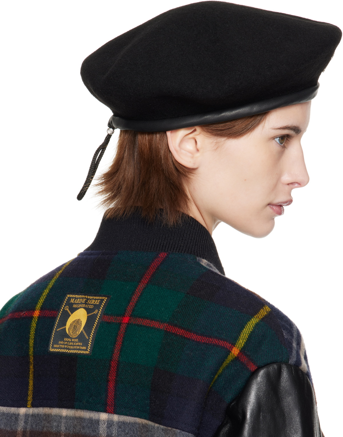MISBHV Black Signature Wool Cap