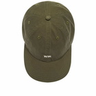 Wood Wood Men's Low Profile Logo Cap in Dusty Green