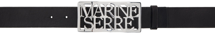 Photo: Marine Serre Black Logo Belt