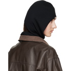 LEMAIRE Black Fine Wool Hood