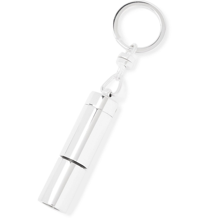 Photo: Asprey - Cracker with Sterling Silver Flashlight Key Fob - Silver