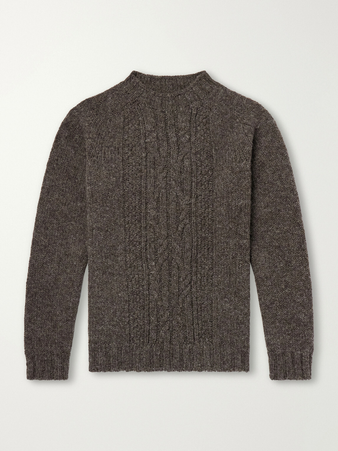 Barbour - Cable-Knit Wool Sweater - Brown