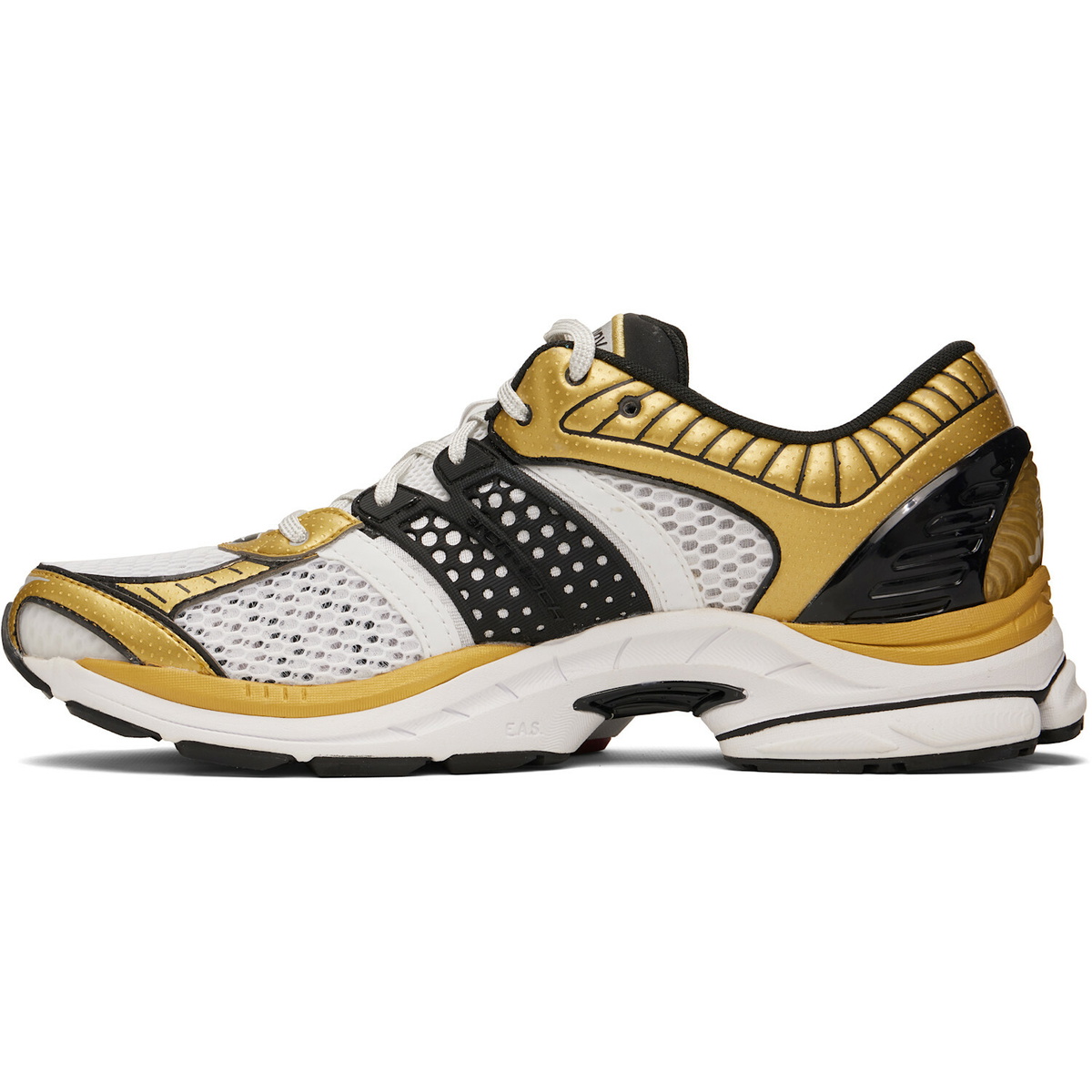 Saucony White & Gold ProGrid Paramount Sneakers