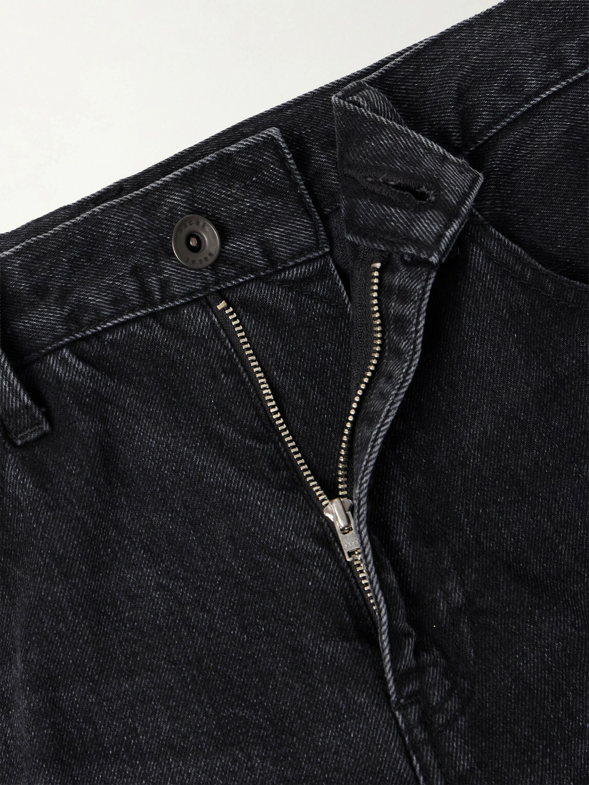 Sacai - Wide-Leg Belted Jeans - Black
