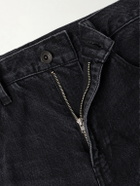 Sacai - Wide-Leg Belted Jeans - Black