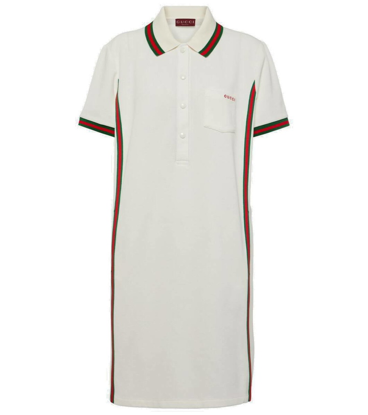 Photo: Gucci Cotton piqué polo dress