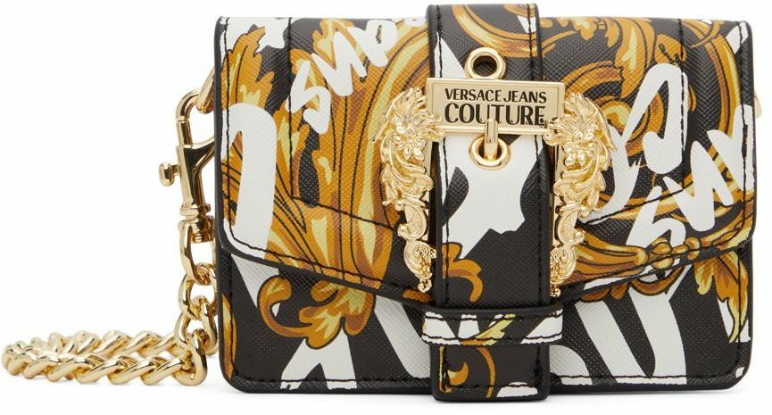 La Medusa Mini Embellished Tote Bag in Beige - Versace