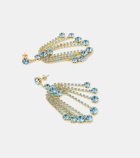 Magda Butrym Crystal cascade drop earrings