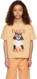 Daily Brat Kids Tan Smizing Racoon T-Shirt