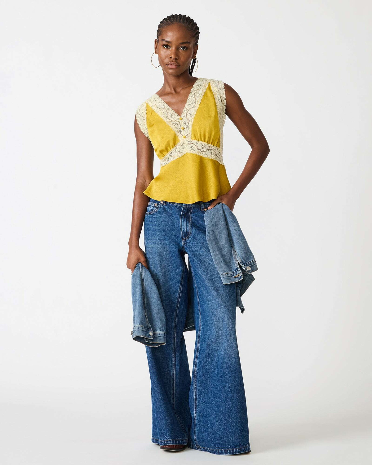 Steve Madden Elinor Top in Mustard