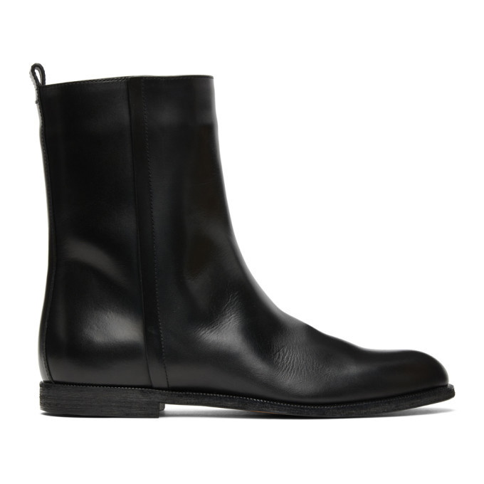 Photo: Maison Margiela Black Leather Vintage Boots