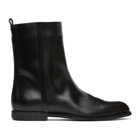 Maison Margiela Black Leather Vintage Boots