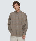 Our Legacy - Borrowed BD checked cotton-blend shirt