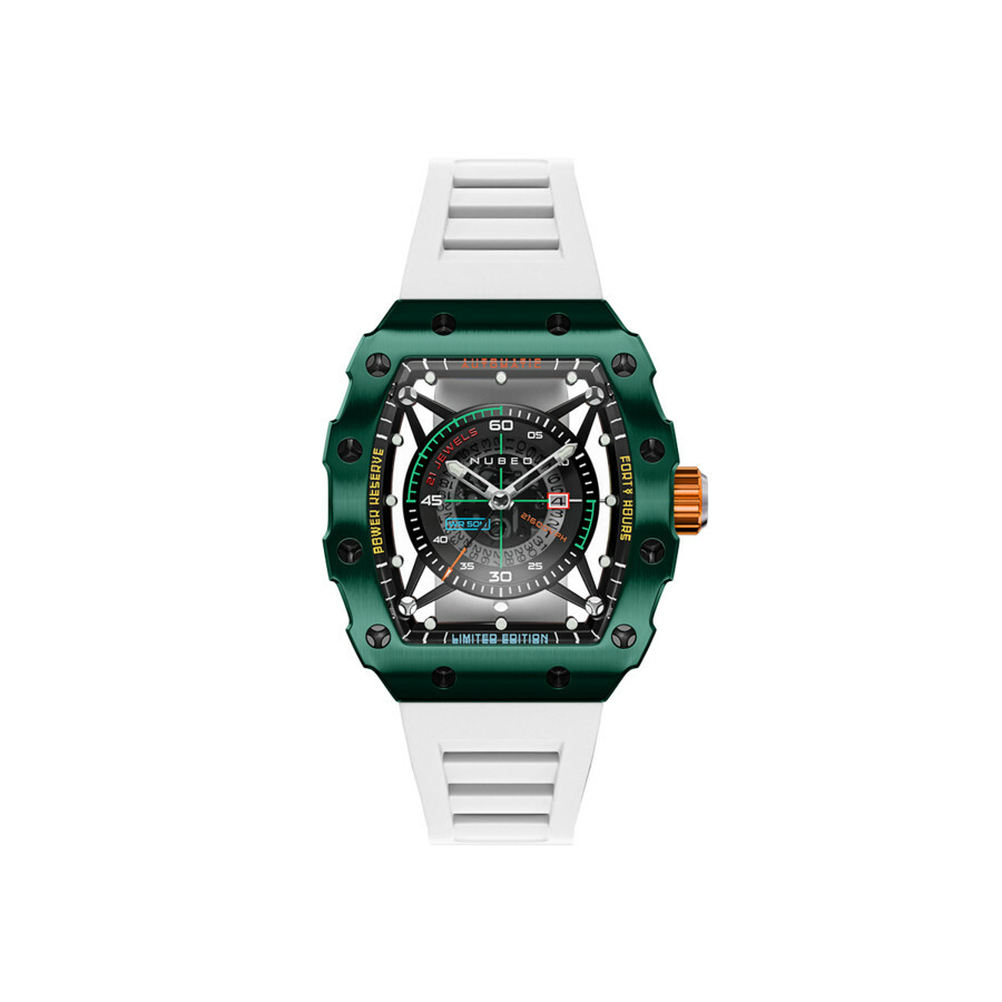 Nubeo Huygens Black Dial Mens Watch NB-6080-05