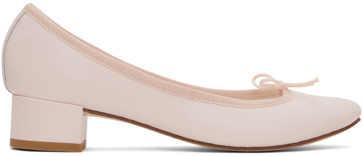 Photo: Repetto SSENSE Exclusive Pink Camille Heels