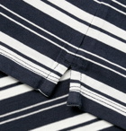CLUB MONACO - Striped Cotton-Jersey T-Shirt - Blue