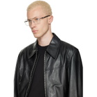 Balenciaga Silver Aviator Glasses