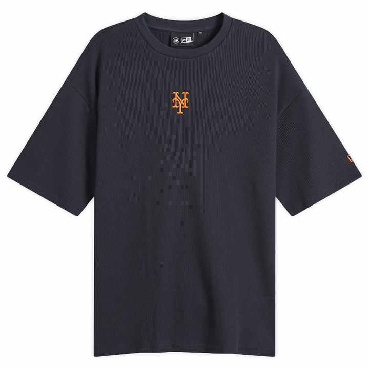 Photo: New Era Men's MLB New York Mets Waffle T-Shirt in Navy