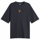 New Era Men's MLB New York Mets Waffle T-Shirt in Navy