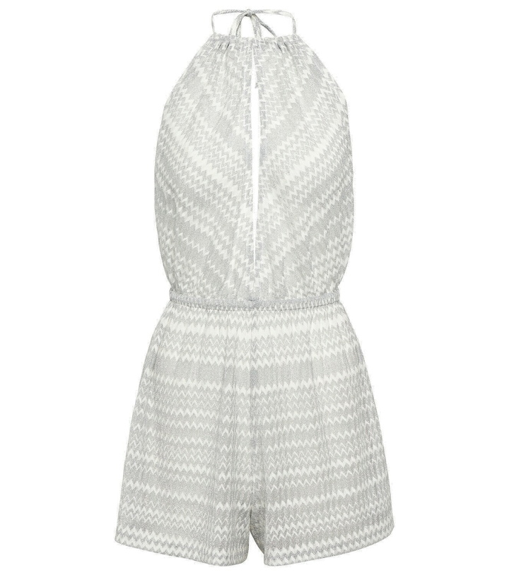 Photo: Missoni Mare Zig-zag halterneck playsuit