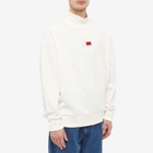 Tommy Jeans Men's Mock Neck Sweat in Ancient White