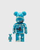 Medicom Bearbrick 400% Jean Michel Basquiat #9 2 Pack Blue - Mens - Toys