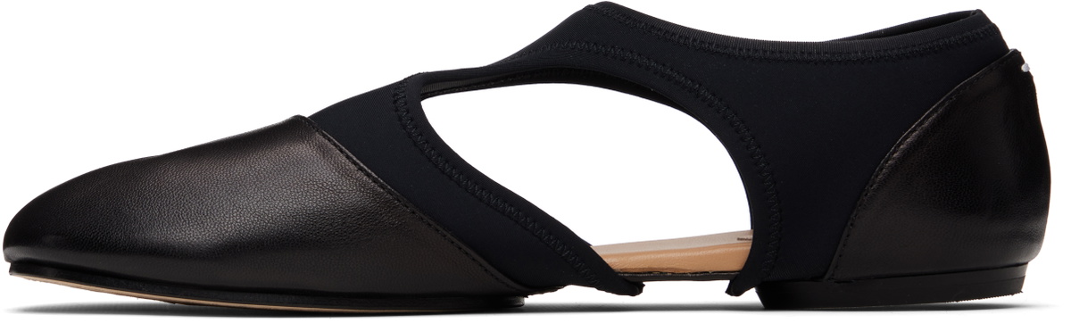 Maison Margiela Black Tabi Jazz Loafers