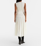 Alaïa Wool-blend maxi dress