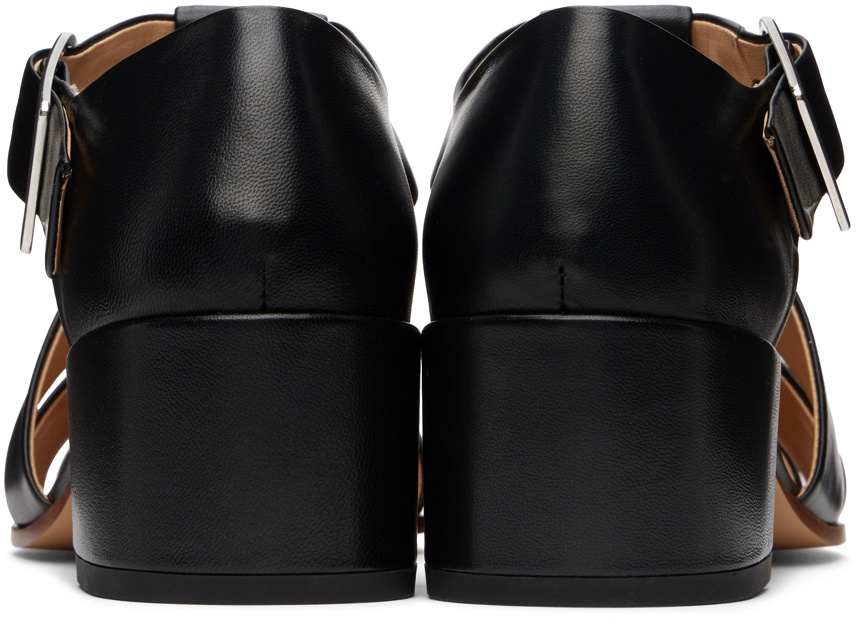 Gabriela Hearst Black Lyle Block Heel Heeled Sandals